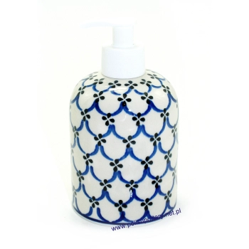 Pojemnik na mydło w płynie z dozownikiem 0,3L dek. 27X Koronka